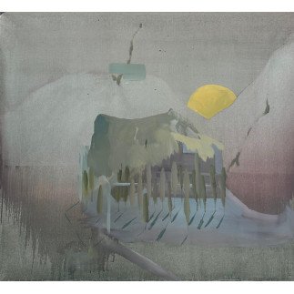 Cabane avec lune - Iveta BRADACOVA