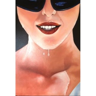 Anne-Marie Mossé – ¡Está que arde! | Pintura contemporánea y energía femenina | Galería Cindy Lecomte