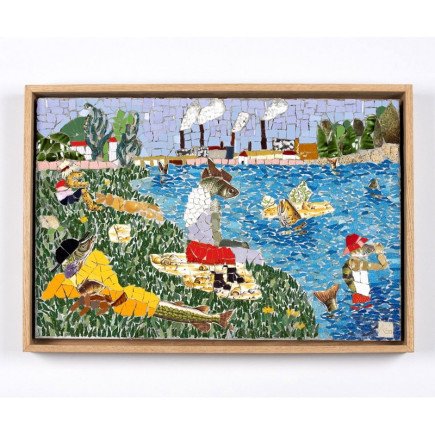 Carpes Diem – Alice Sauvage (2023) | Contemporary Mosaic | Cindy Lecomte Gallery