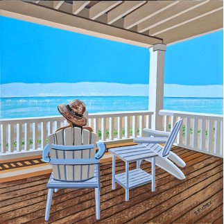 Relajación de Sylvie Eudes | Arte elegante y luminoso | Galería Cindy Lecomte